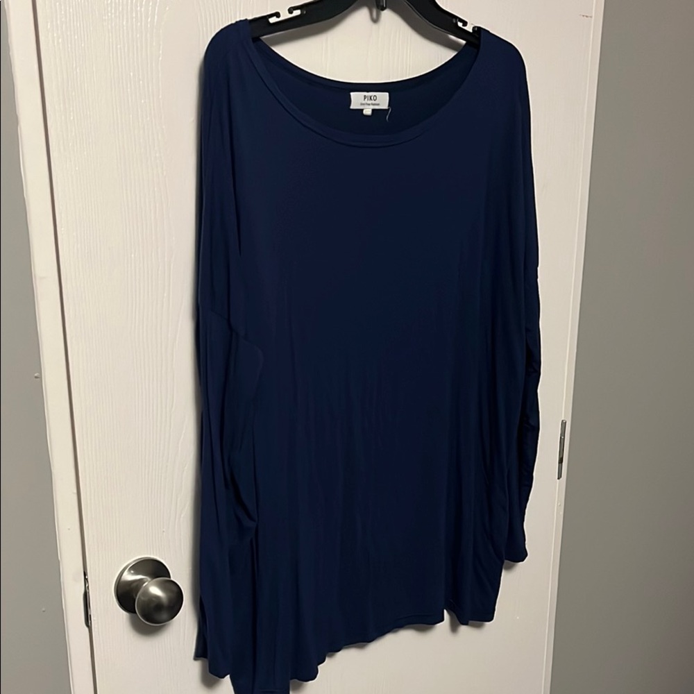 Navy Blue Women's Top